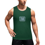 Custom Green Light Blue Men's Tank Top