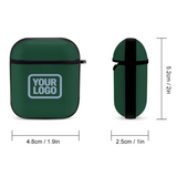 Custom Green Light Blue AirPods Case