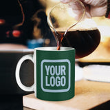 Custom Green Light Blue Mug