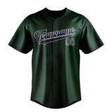 Custom Green & Navy Colors Design Sports Baseball Jersey