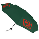 Custom Green Orange Red Automatic Umbrella
