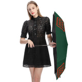 Custom Green Orange Red Automatic Umbrella