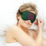 Custom Green Pink Sleep Mask