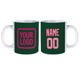 Custom Green Light Pink Mug