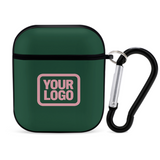 Custom Green Light Pink AirPods Case