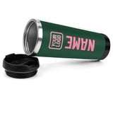 Custom Green Light Pink Stainless Steel Water Cup
