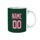 Custom Green Light Pink Mug