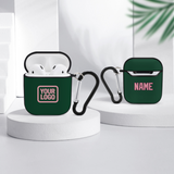 Custom Green Light Pink AirPods Case