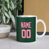 Custom Green Light Pink Mug