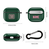 Custom Green Light Pink AirPods Case (3rd Generation)