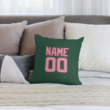 Custom Green Light Pink Pillowcase