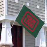 Custom Green Red Flag