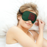 Custom Green Red Sleep Mask