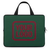 Custom Green Crimson Red Laptop Bag