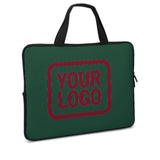 Custom Green Crimson Red Laptop Bag