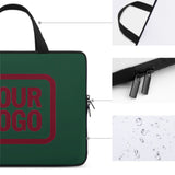 Custom Green Crimson Red Laptop Bag
