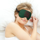 Custom Green Crimson Red Sleep Mask