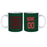 Custom Green Copper Rose Mug