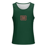 Custom Green Copper Rose Men's Tank Top