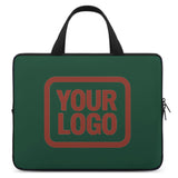Custom Green Coral Red Laptop Bag