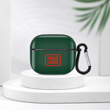 Custom Green Orange Red AirPods Case (3rd Generation)