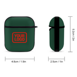 Custom Green Orange Red AirPods Case