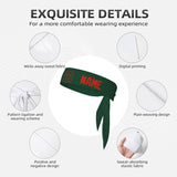 Custom Green Orange Red Headband