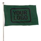 Custom Green Black Flag