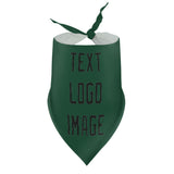 Custom Green Black Pet Scarf