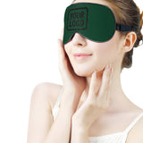 Custom Green Black Sleep Mask