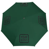 Custom Green Black Automatic Umbrella