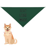 Custom Green Black Pet Scarf