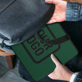 Custom Green Black Laptop Bag