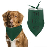 Custom Green Black Pet Scarf