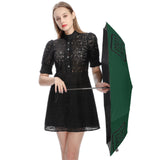 Custom Green Black Automatic Umbrella