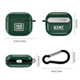 Custom Green Cream AirPods Case (3rd Generation)