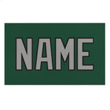 Custom Green Gray Beach Towel