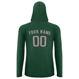 Custom Green Gray UV-Hoodie