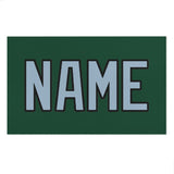 Custom Green Light Blue Beach Towel