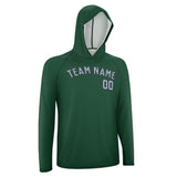 Custom Green Light Blue UV-Hoodie