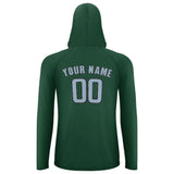 Custom Green Light Blue UV-Hoodie