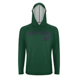 Custom Green Blue UV-Hoodie