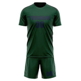 Custom Green Blue Soccer Jersey