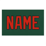 Custom Green Orange Red Beach Towel