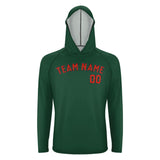Custom Green Orange Red UV-Hoodie