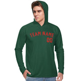 Custom Green Orange Red UV-Hoodie