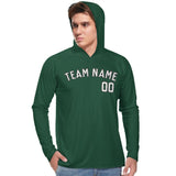Custom Green White UV-Hoodie