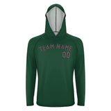 Custom Green Dark Grey UV-Hoodie