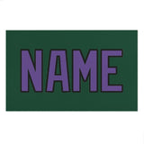 Custom Green Light Purple Beach Towel