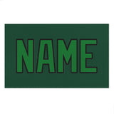 Custom Green Emerald Green Beach Towel